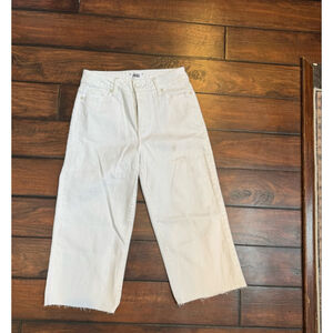 PAIGE | White Ankle & Cropped Jeans Size 27